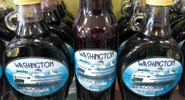 Washington Ferry Berry Syrups - Made Exclusively Clever Gift Shop
